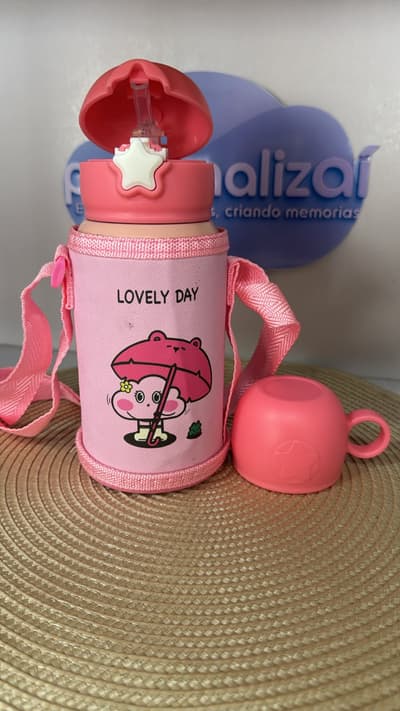 Garrafa Infantil com Duas Tampas